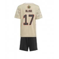 Dres Ajax Daley Blind #17 Rezervni za djecu 2022-23 Kratak Rukav (+ kratke hlače)